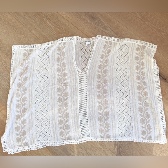 CLUB MONACO Embroidered Knit Poncho/Kimono/Tunic - Picture 8 of 9